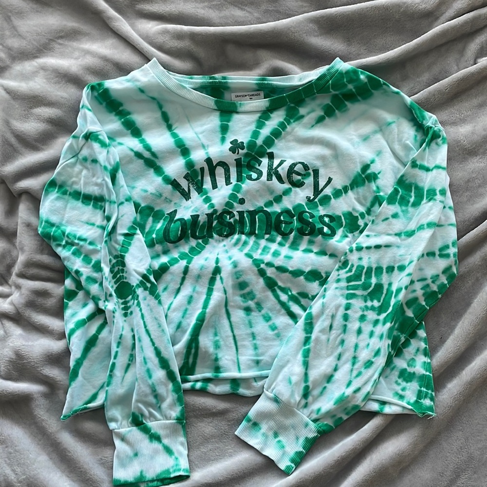 Crop Top Sweatshirt-st Patrick’s day